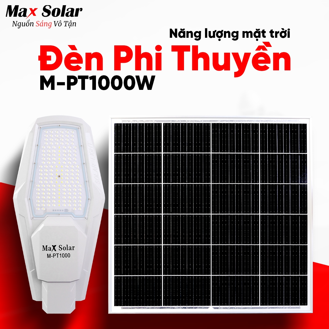 Đèn năng lượng mặt trời phi thuyền M-PT1000 Maxsolar