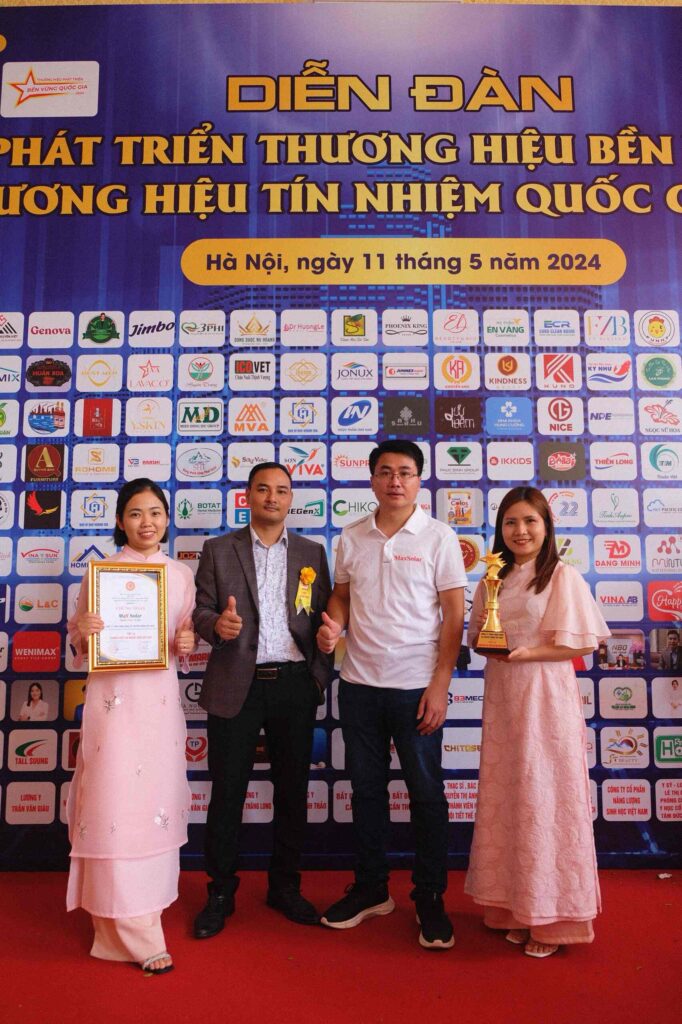 Maxsolar tự hào nhận được thương hiệu phát triển bền vững quốc gia năm 2024