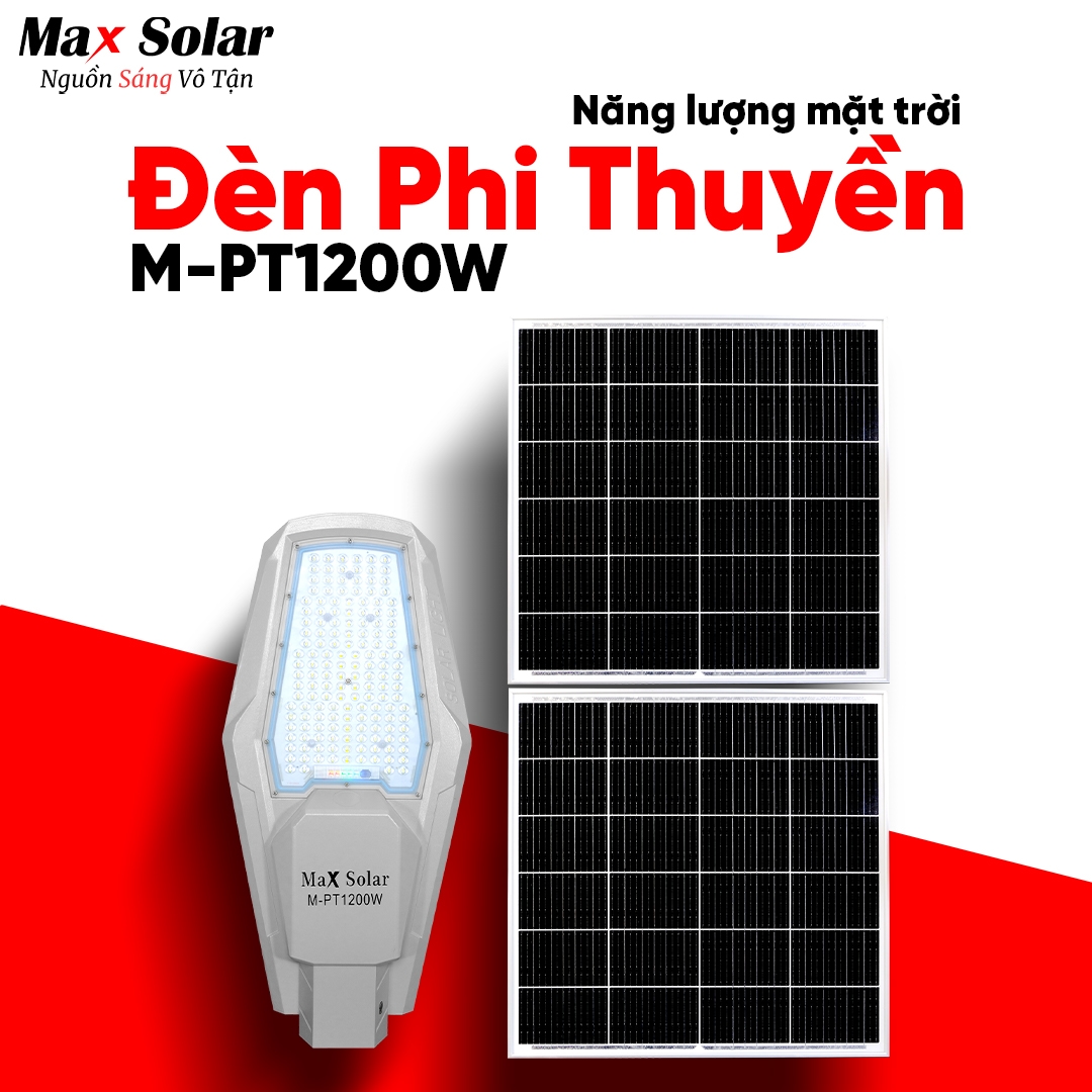 Đèn Năng Lượng Mặt Trời Phi Thuyền M-PT1200W