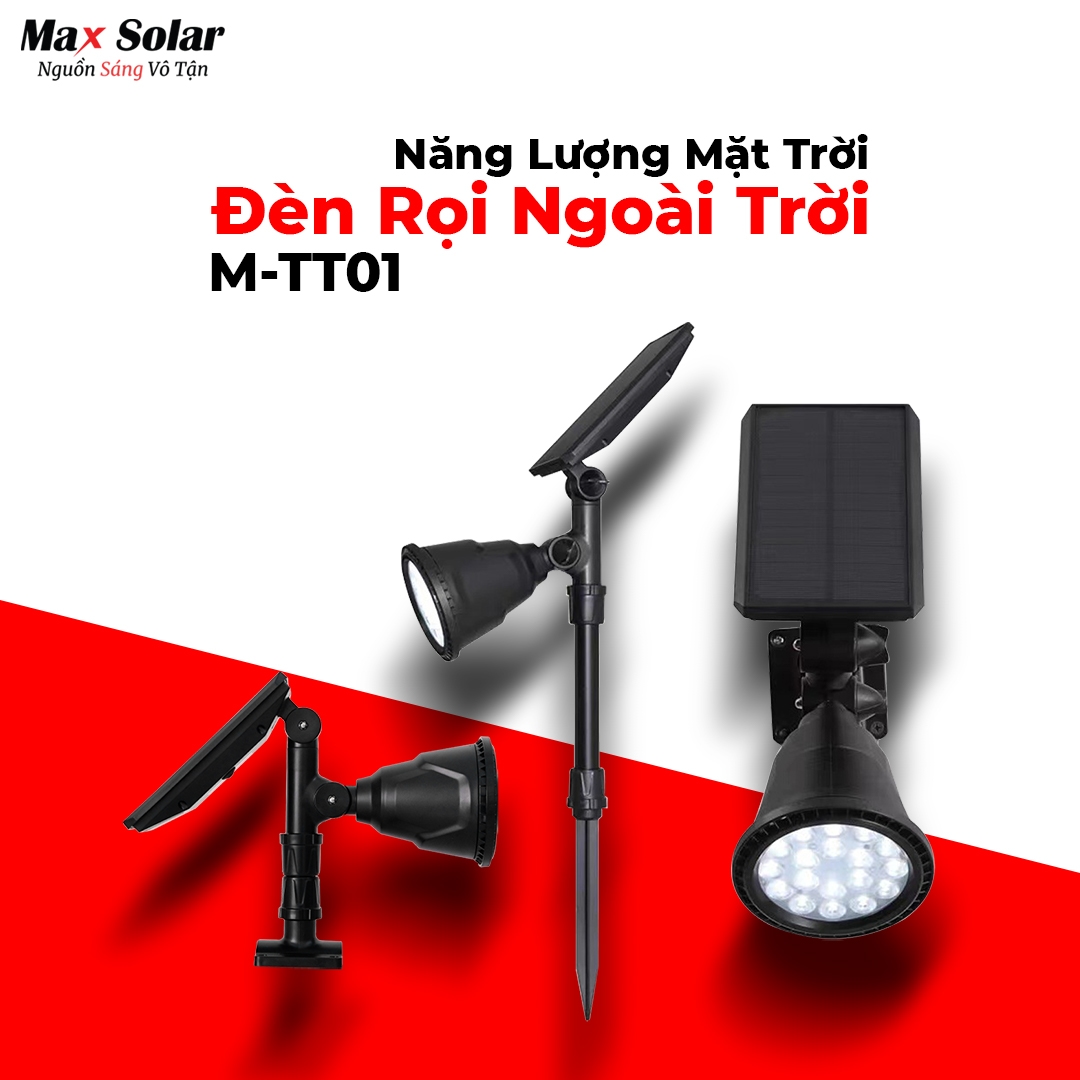 Đèn Rọi Năng Lượng Mặt Trời M-TT01