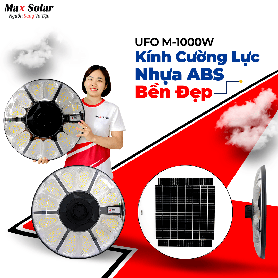 Vỏ đèn được chế tác từ nhựa ABS